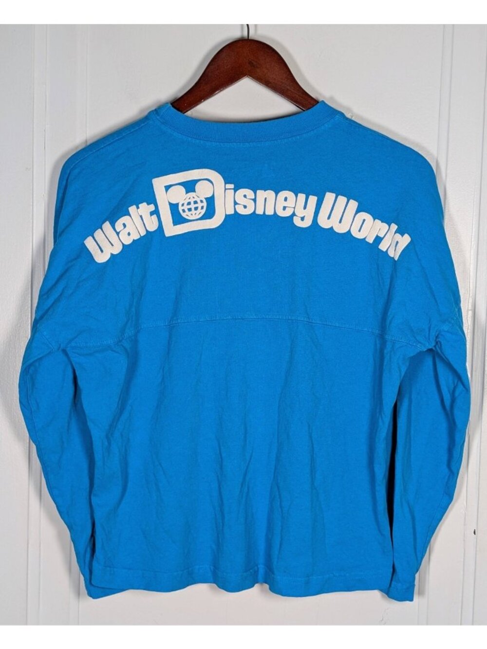 Walt Disney World Spirit Jersey Shirt Long Sleeve Size Youth XL Blue Parks WDW